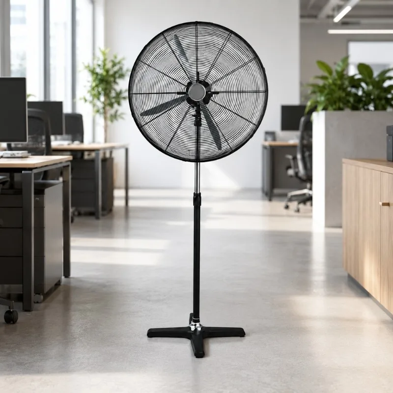 Ventilateur industriel sur pied - 75 cm - 285 W - 3 vitesses - miniature 3 - Zenkaa