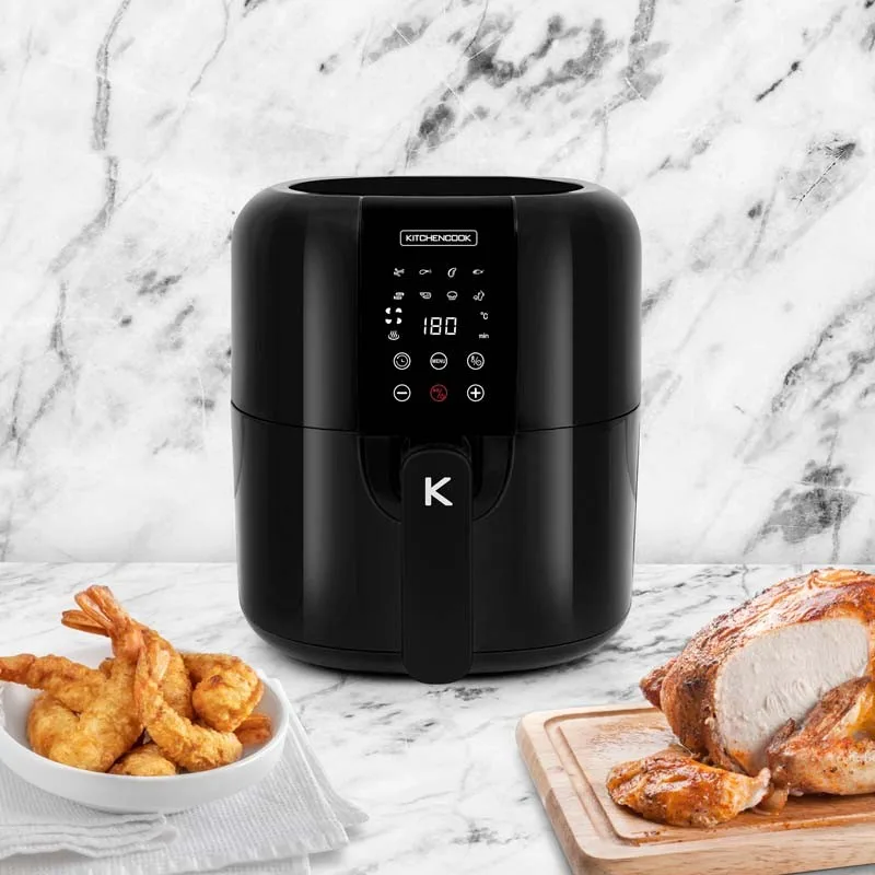 Friteuse sans huile 3L - 8 programmes AIRMED noir Kitchencook - Reconditionné - miniature 3 - Zenkaa