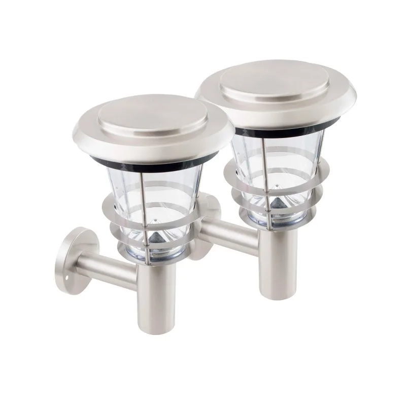 Lot de 2 appliques solaires détecteur de mouvement V50 Vsolar - Zenkaa