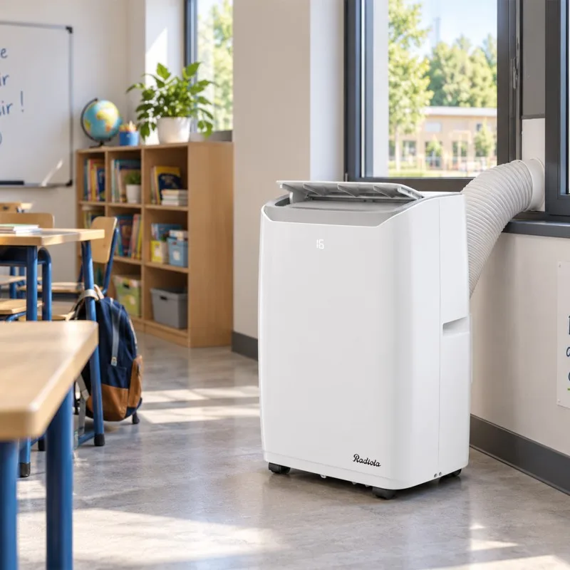 Radiola - RAD PAC18K - Climatiseur mobile 4-en-1 réversible wifi - 18000 BTU - Kit Calfeutrage inclus - miniature 6 - Zenkaa