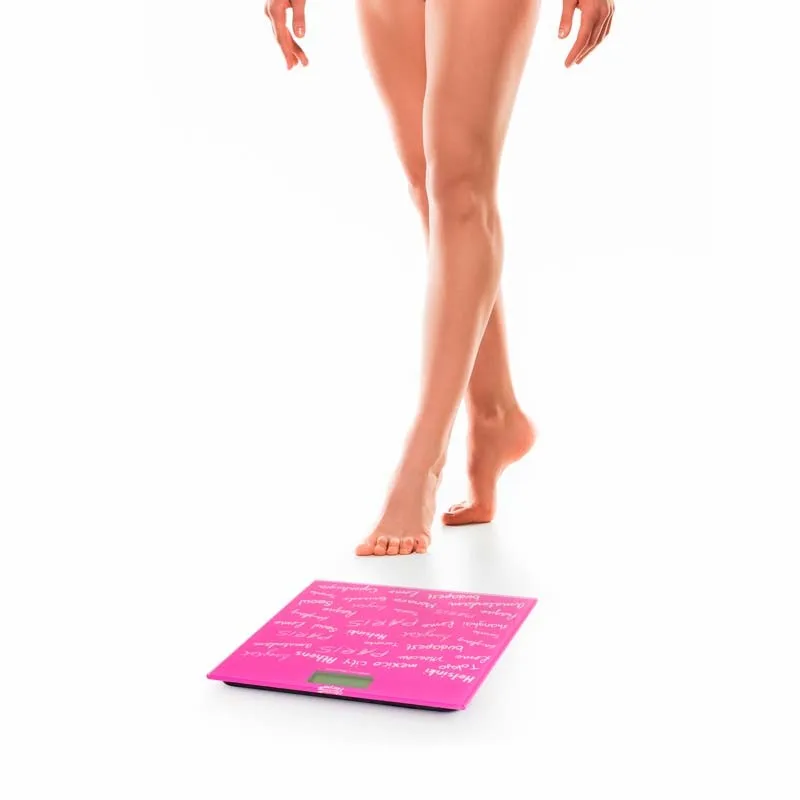 Pèse personne extra slim HWS50 rose Harper - miniature 4 - Zenkaa