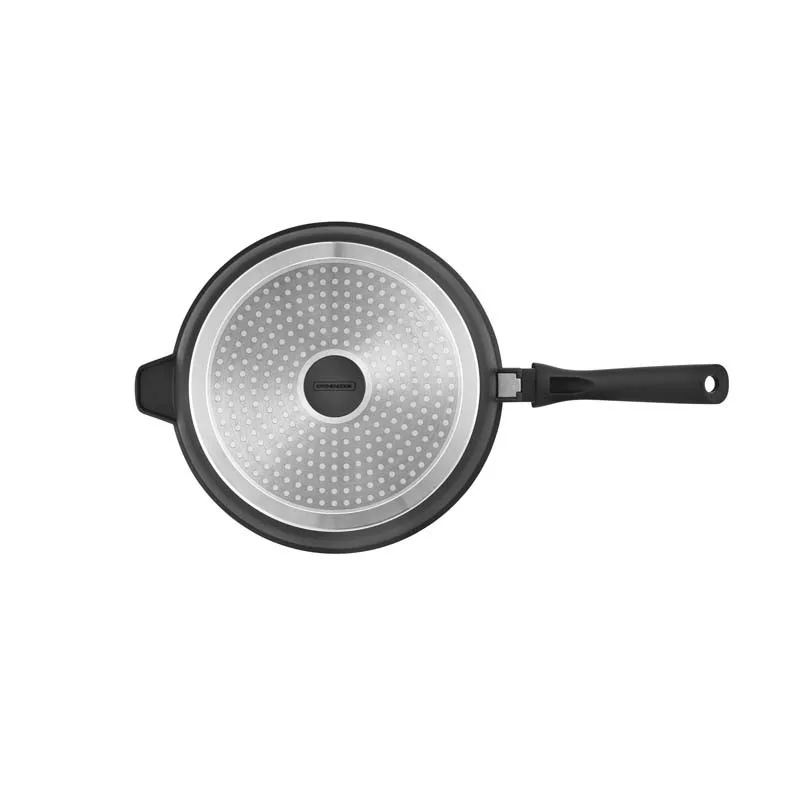 Sauteuse en fonte d'aluminium de 24 cm LEON ST24TFI de Kitchencook - miniature 5 - Zenkaa