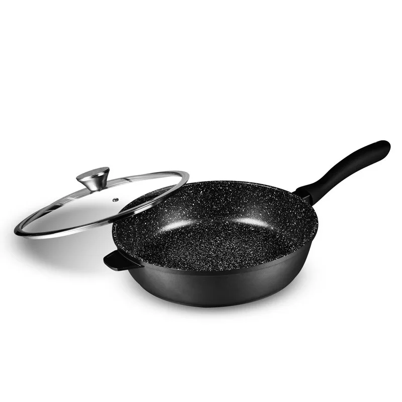 Sauteuse Fonte D'aluminium 28cm Avec Couvercle TFI CRISTAL - miniature 2 - Zenkaa