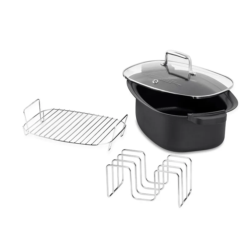 Kitchencook - Multicuiseur 11en1 - 5,6L - Cuve aluminium amovible - 1350W - Minuterie (12h) - Ecran LCD - Maitien au chaud - miniature 4 - Zenkaa