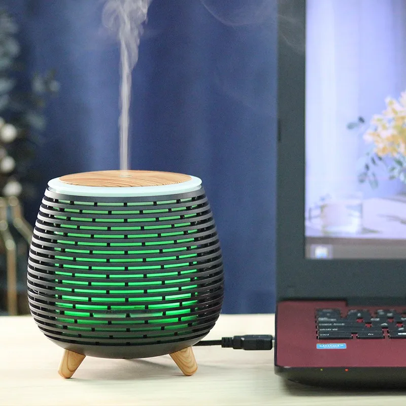 Diffuseur d'arôme, humidificateur et lampe Ultrasonique AROMI noir Yoghi - miniature 4 - Zenkaa