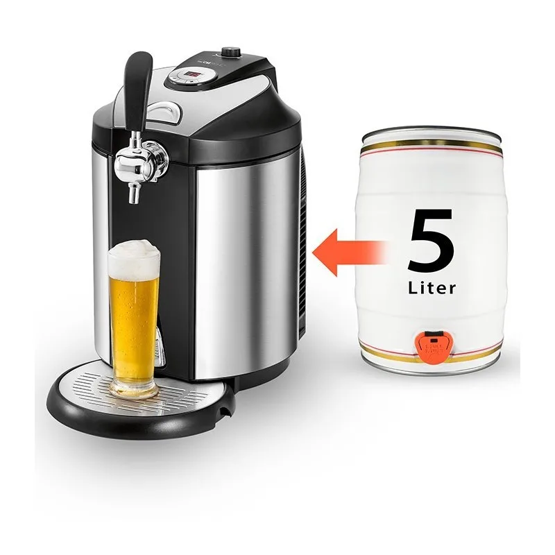 Clatronic - BZ3740 - Inox/Noir - Tireuse à bière 5 L - CO2 - Température 2 à 12 °C - miniature 3 - Zenkaa
