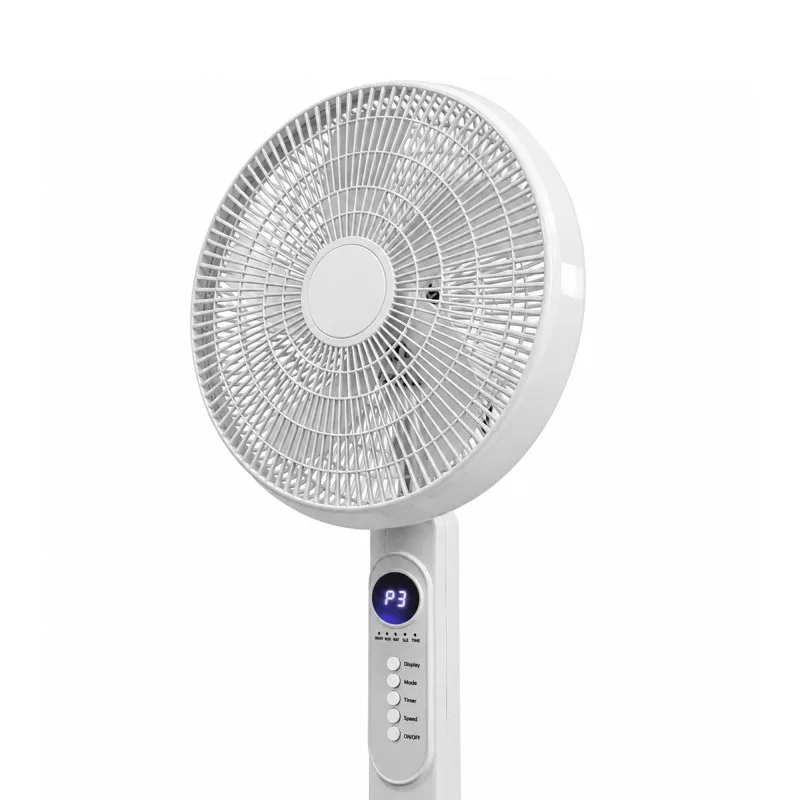Ventilateur sur Pied avec Télécommande et Écran LED 40 cm – 45W - miniature 6 - Zenkaa