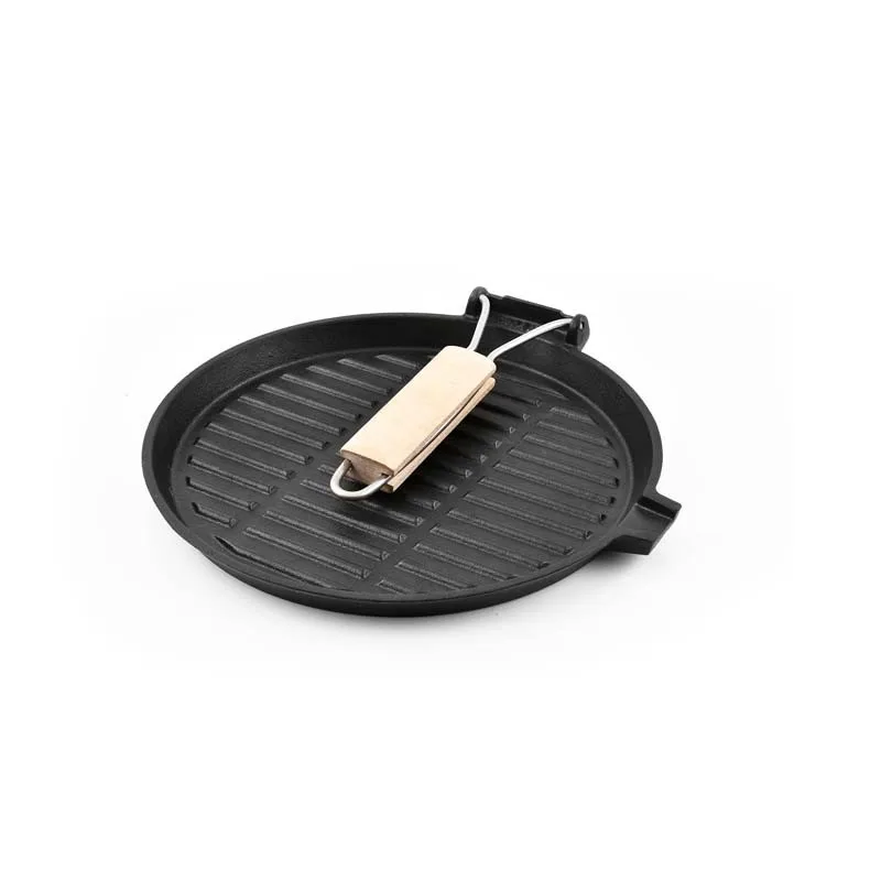 Grill rond en fonte émaillée 27 cm GRILL27A TFI KITCHENCOOK - miniature 6 - Zenkaa