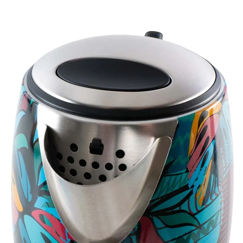 Bouilloire inox 1.7L avec filtre anti calcaire lavable LORO Kitchencook - miniature 6 - Zenkaa
