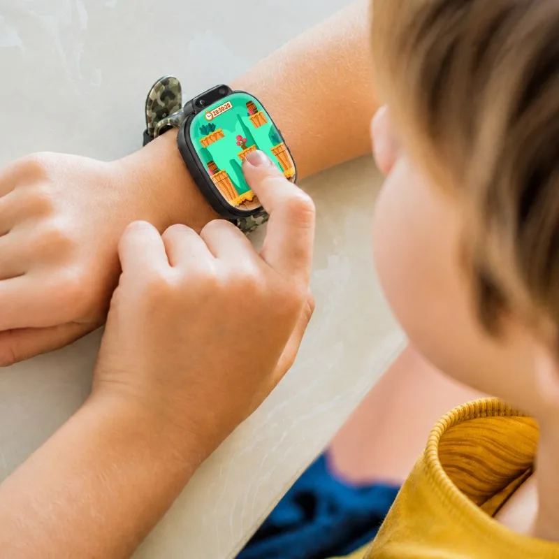SnapWatch - INWATCH BOY GPS - Montre connectée pour enfant 1.88" GPS jeux caméra - miniature 4 - Zenkaa