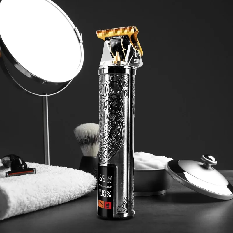 Tondeuse sans fil écran LED Lion Black Becker - miniature 2 - Zenkaa