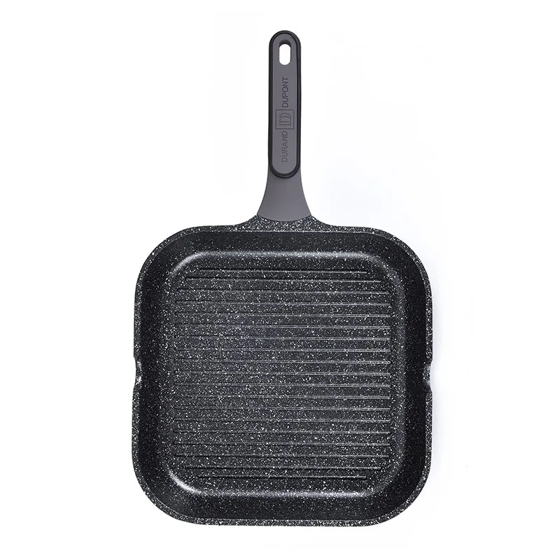 Grill 28cm fonte d'aluminium anti adhésif TFI SYCAMORE Kitchencook - miniature 3 - Zenkaa