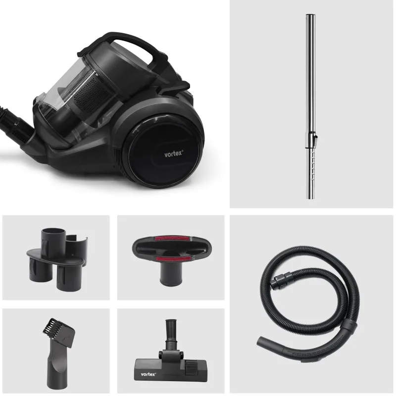 Vortex - ZIII - Noir - Aspirateur sans sac 3L - 700W - Technologie cyclonique - miniature 4 - Zenkaa
