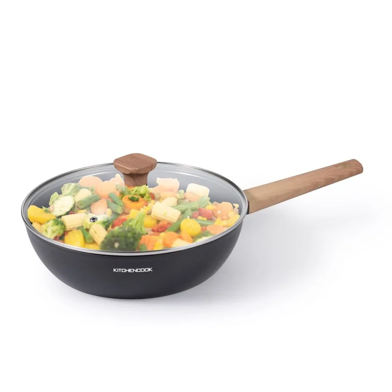 Kitchencook - JULIA ST24 TFI - Poêle à sauter 24cm - Revêtement céramique - Couvercle inclus - miniature 2 - Zenkaa
