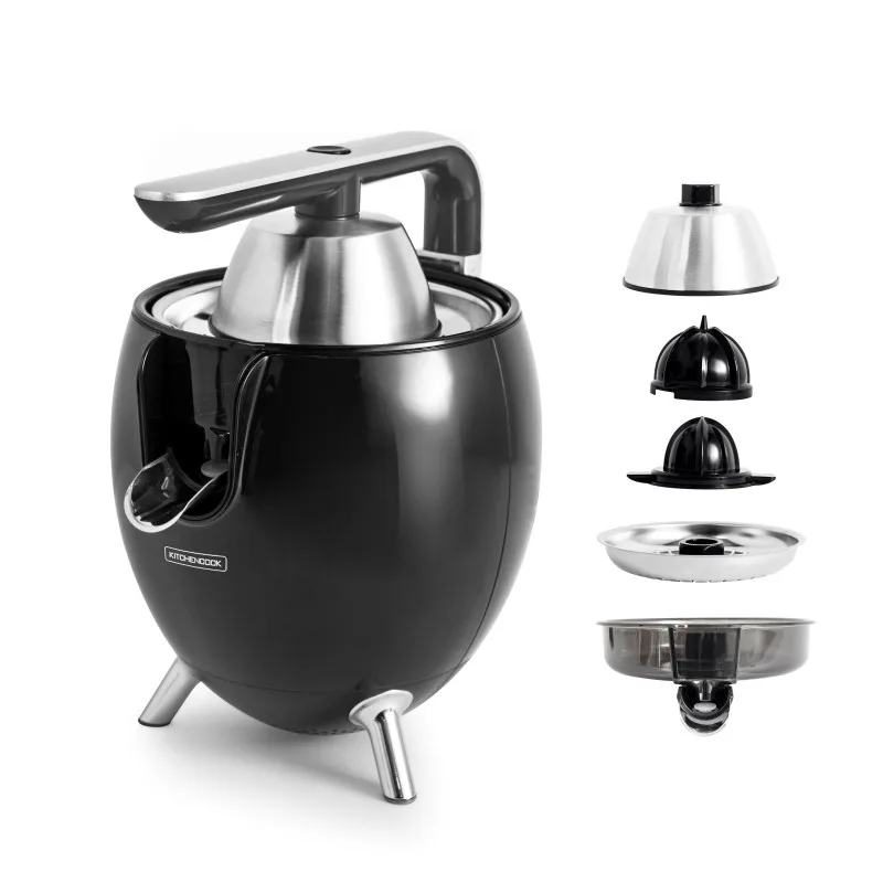 Kitchencook - Presse agrume électrique 550ml - 2 cônes de pressages - Bras articulé - Bec verseur - Filtre acier inoxydable - Zenkaa