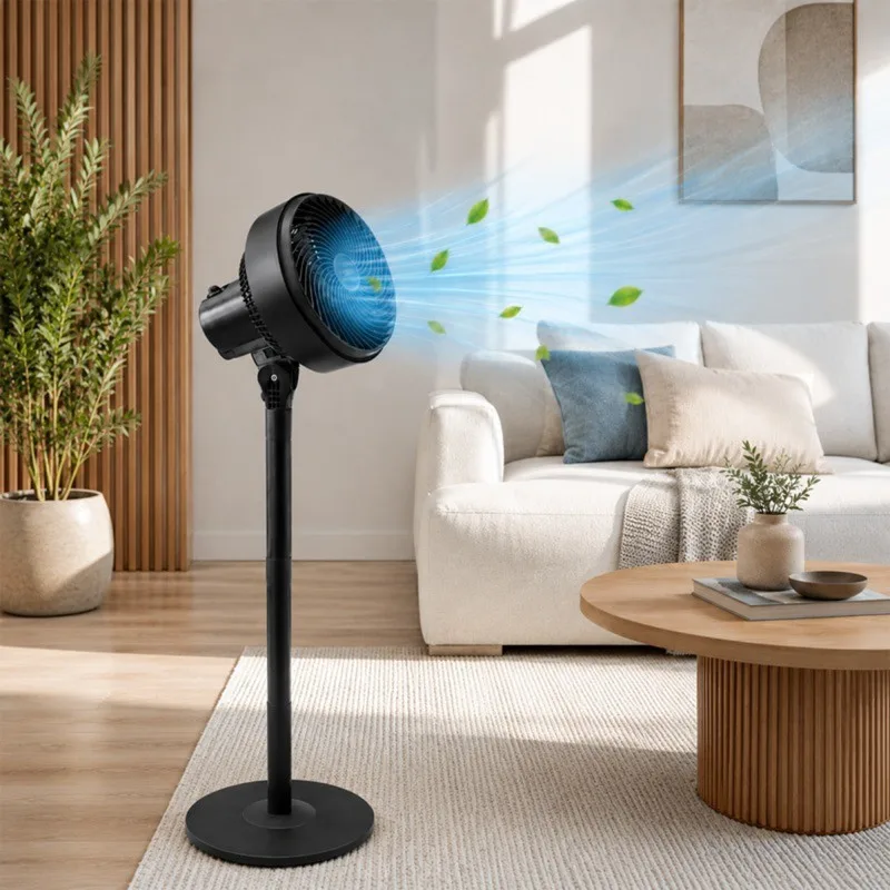 Ventilateur sur pied 65 W – 3 vitesses - oscillation et hauteur réglable - miniature 2 - Zenkaa