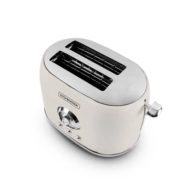 Grille pain style rétro double fentes RETRO TOAST crème Kitchencook - miniature 4 - Zenkaa