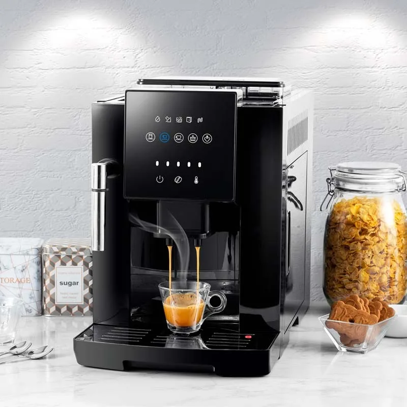 Machine à expresso 19 bars avec broyeur et buse à lait COFIX LATTE Kitchencook - miniature 3 - Zenkaa