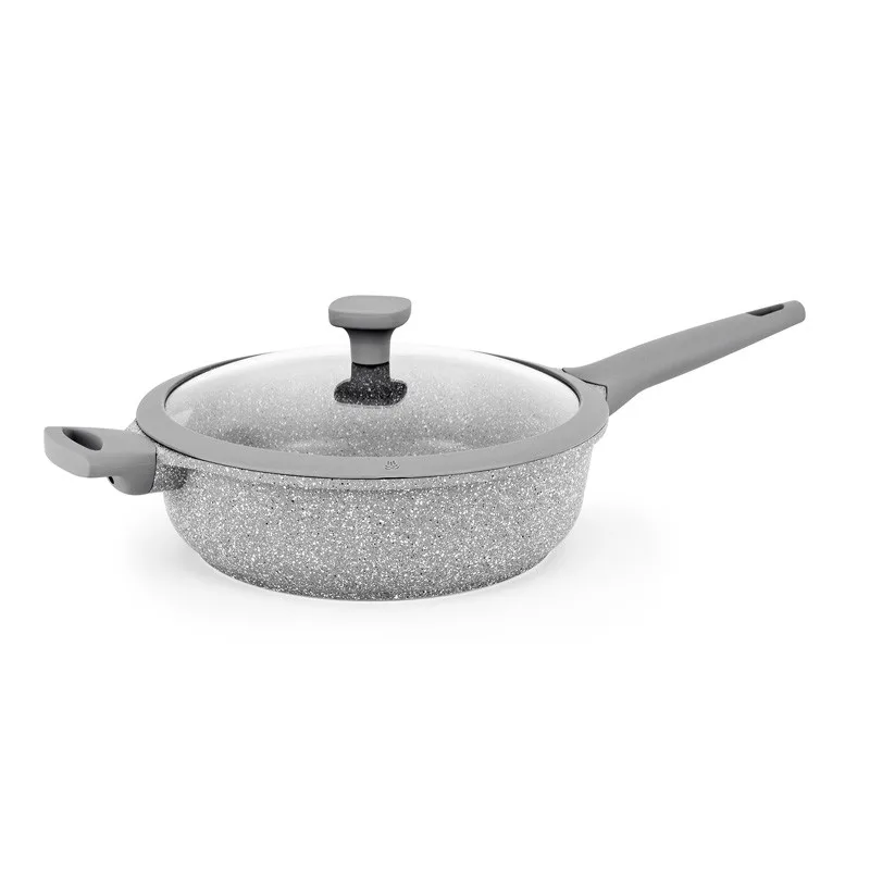 Sauteuse aluminium anti adhésif 24cm TFI ZOE Durand Dupont - Zenkaa