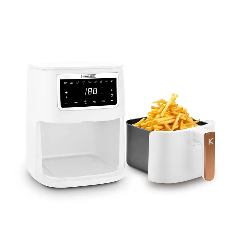 KitchenCook - AIRMED4 - Blanc - Friteuse sans huile - 4 L - 1400 W - miniature 3 - Zenkaa