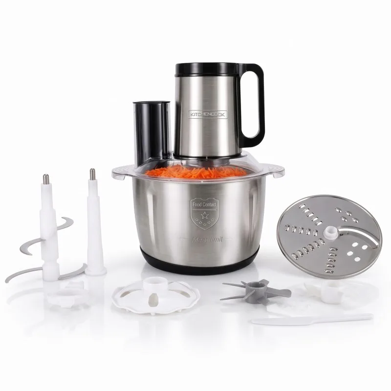 Kitchencook - SLIMIX5 - Hachoir-mixeur multifonction - 5 L - 800 W - Digital - miniature 4 - Zenkaa