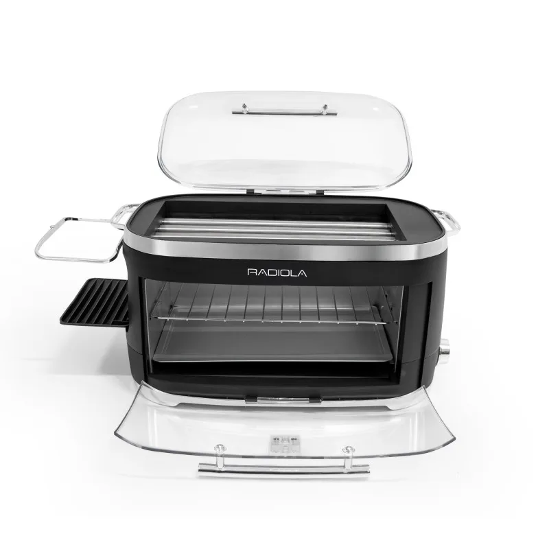 Radiola - Dogdog Black - Machine à hot-dogs - 5 rouleaux chauffants - Chauffe-pain - 260 W - miniature 3 - Zenkaa