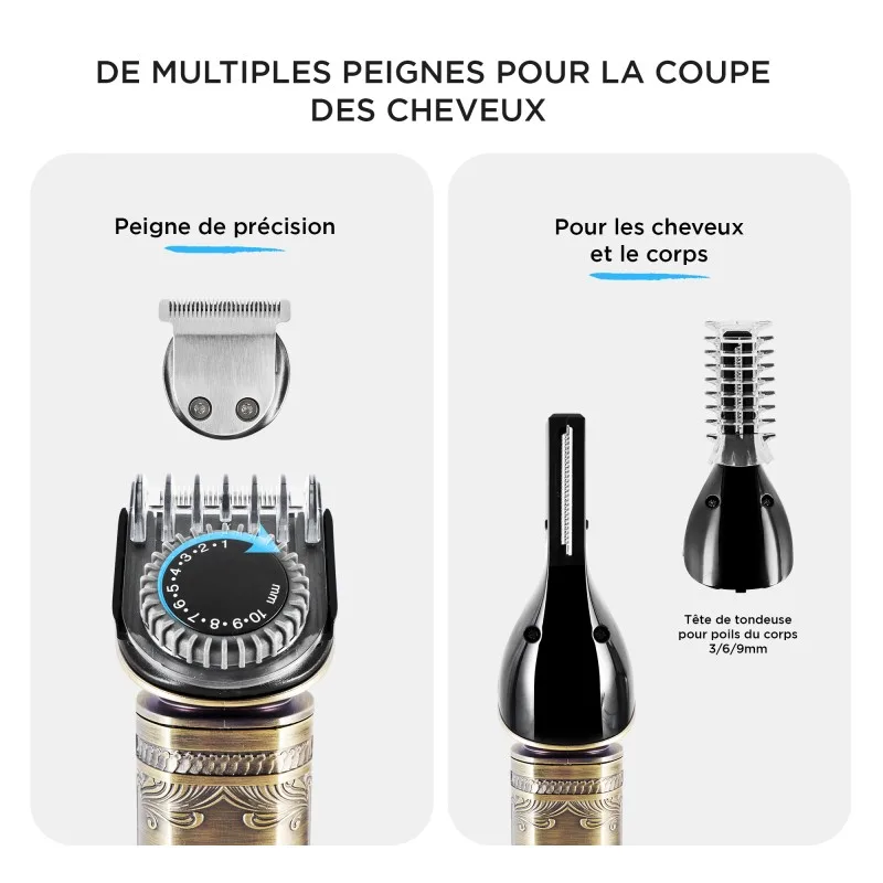 Tondeuse sans fil multifonction 8 en 1 Davidson Becker - miniature 7 - Zenkaa