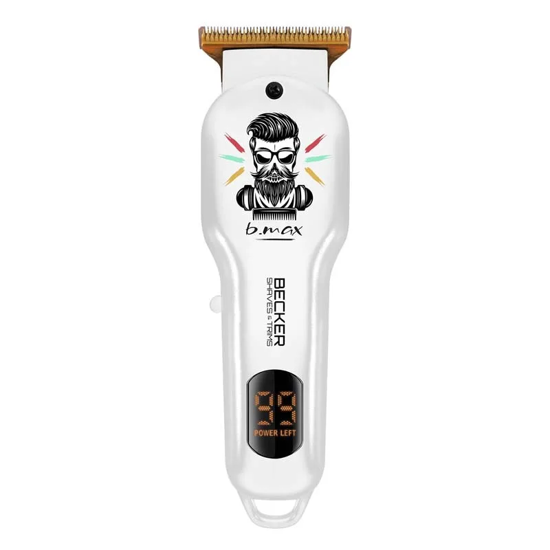 Tondeuse sans fil avec lame en acier inoxydable BMAX blanche Becker - miniature 5 - Zenkaa