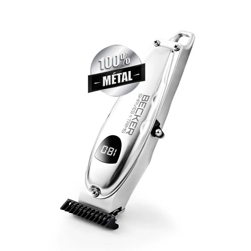 Tondeuse pro en métal avec lame en inox et pochette VMAX+ Becker - miniature 9 - Zenkaa