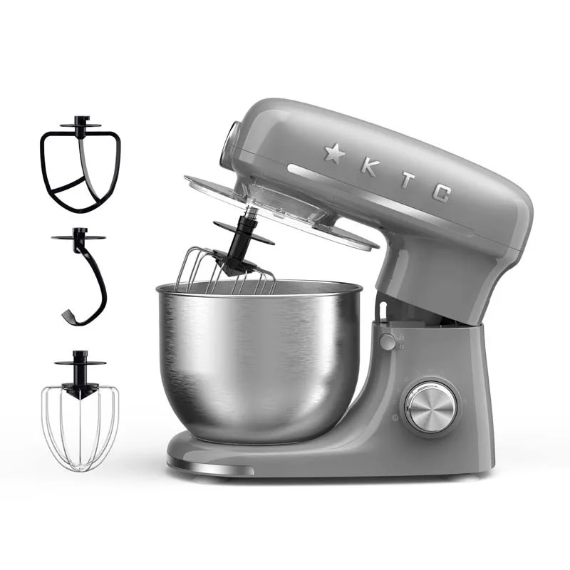Kitchencook - Robot pâtissier INSPIRON_GREY - 600 W 5 L - Kit pâtisserie - miniature 3 - Zenkaa
