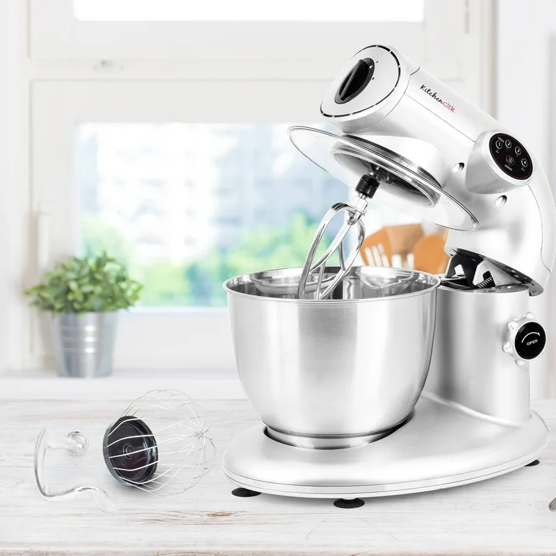 Kitchencook - Robot pâtissier AK80_SILVER - 1000 W 5 L - Kit pâtisserie - miniature 3 - Zenkaa