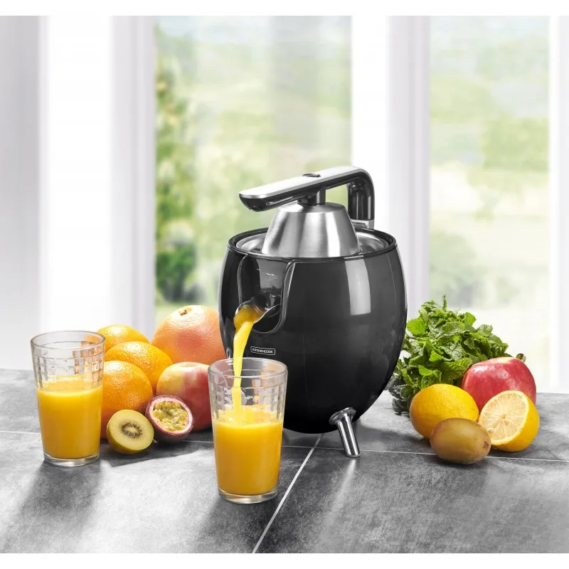 Kitchencook - Presse agrume électrique  550ml - 2 cônes de pressages - Bras articulé - Bec verseur - Filtre acier inoxydable - miniature 2 - Zenkaa