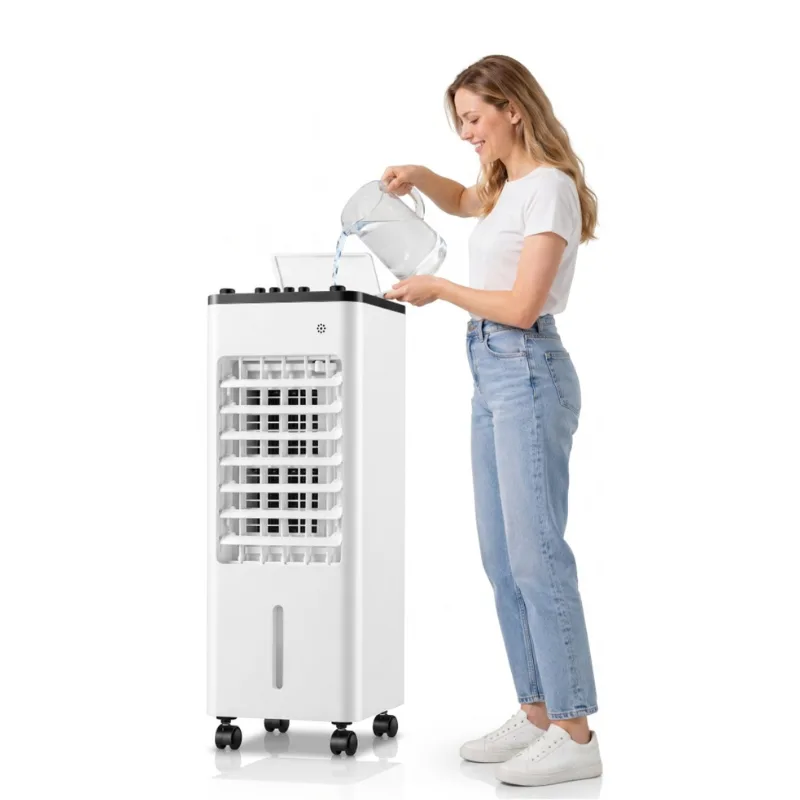 Rafraîchisseur d'air portable avec Réservoir 12 L et Débit d'air 3800 mC/h - miniature 6 - Zenkaa